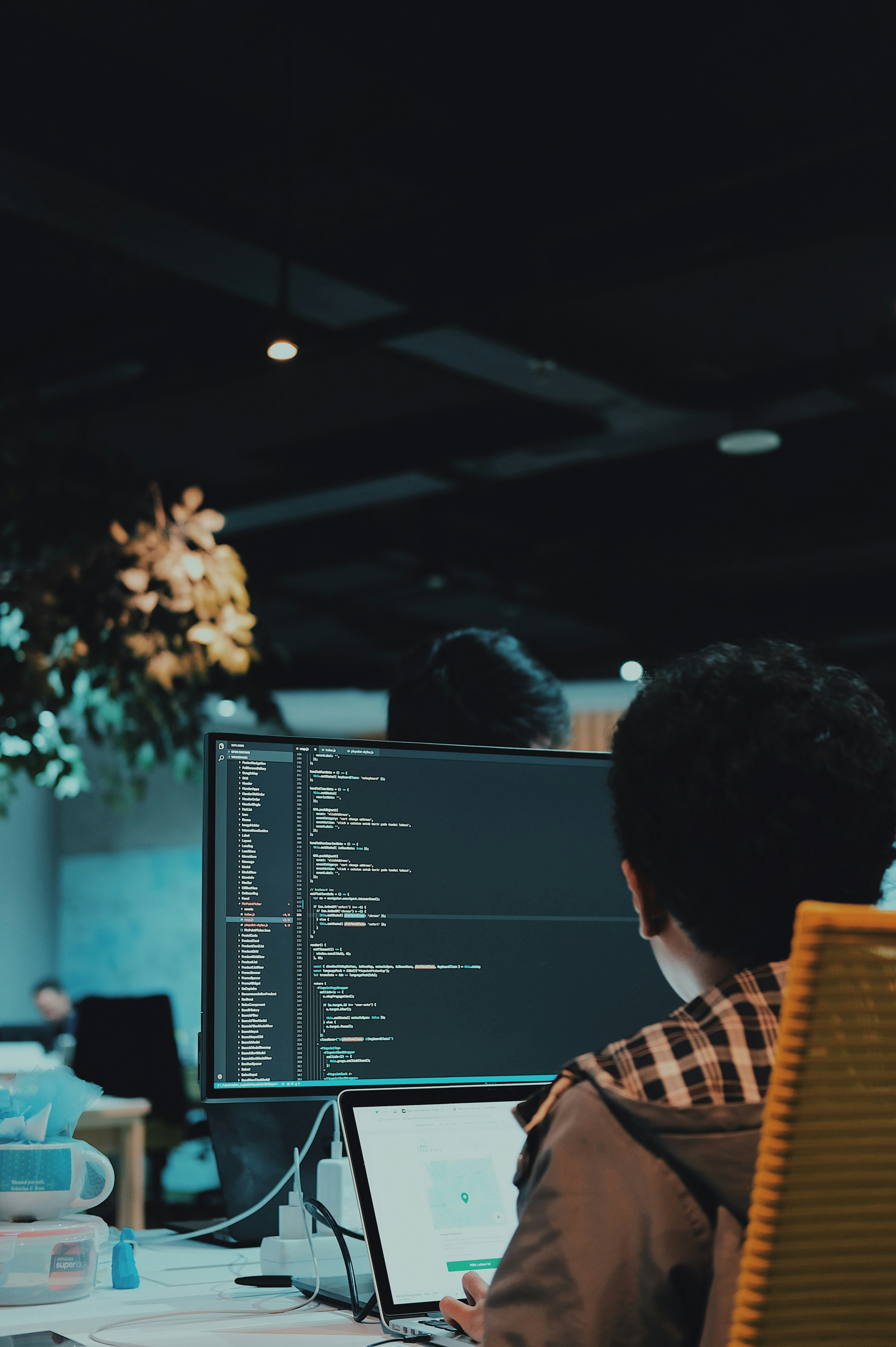 Precision engineering — code on screen