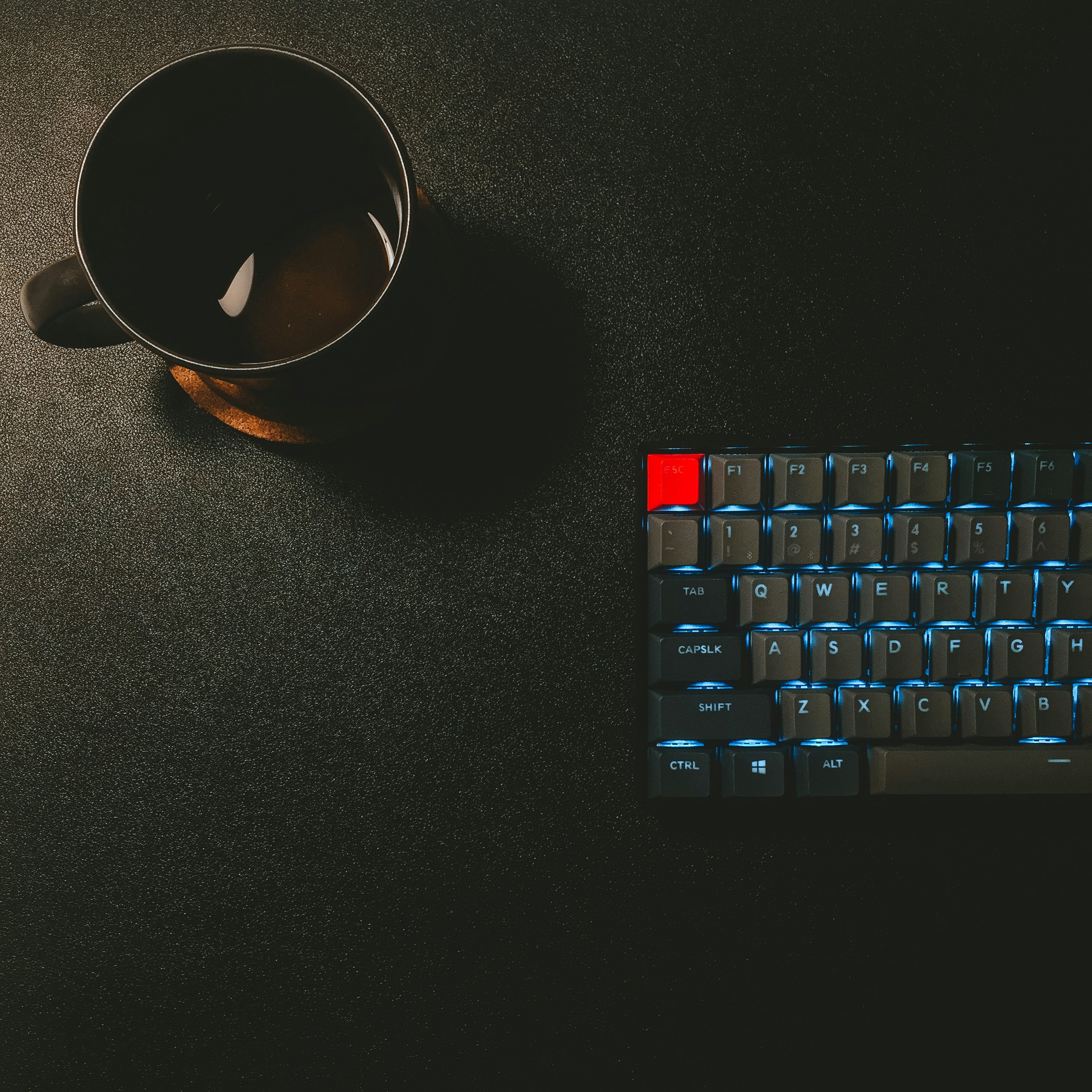 Developer at work in a creative workspace